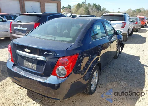 2016 Chevrolet Sonic Lt Auto z USA, uszkodzony, nr VIN 1G1JC5SH8G4157766